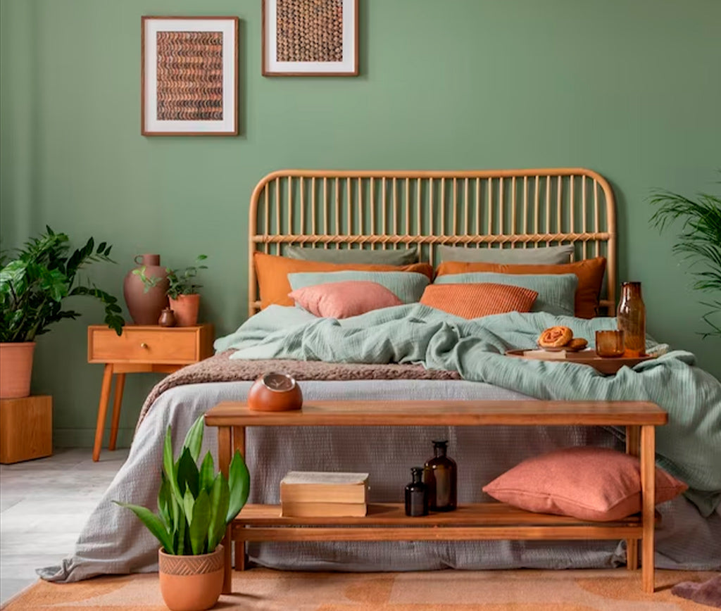 Detalles Decorativos en Tonos Tierra: Cómo Lograr una Conexión con la Naturaleza en tu Dormitorio