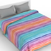 Cubrecama quilt de verano Mondo di fantasia rainbow 1 plaza/1,5 plazas