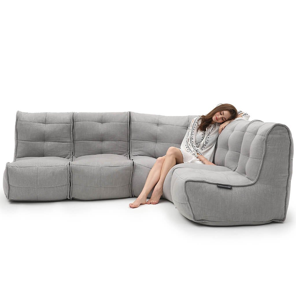 L Sofa - Keystone Grey