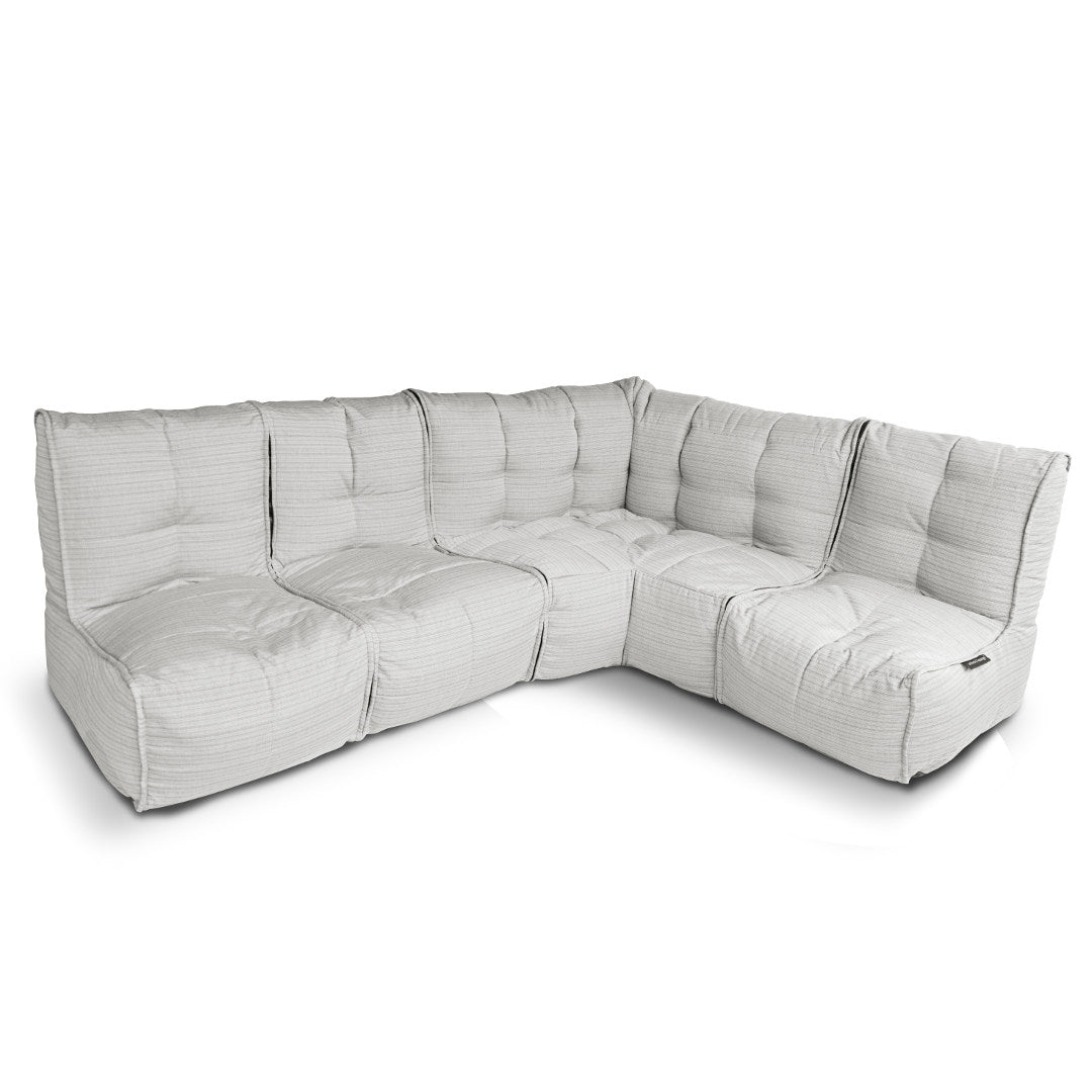 L Sofa - Silverline
